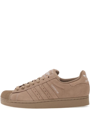 adidas Superstar II signature three stripe detail trainers - Brown