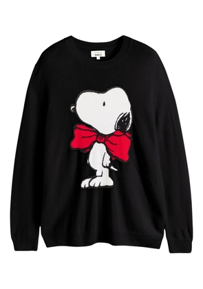Chinti & Parker bow tie snoopy sweater - Black