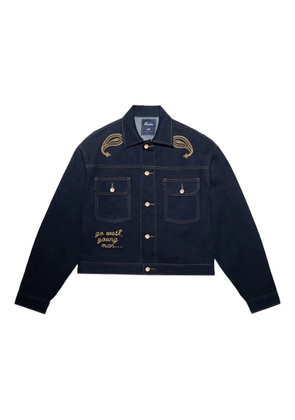 United Rivers embroidered-detail jacket - Blue