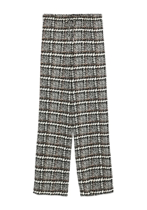 Ermanno Scervino check & plaid-pattern trousers - Black