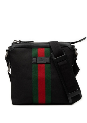 Gucci Pre-Owned 2016-2026 Techno Canvas Web Messenger Bag crossbody bag - Black