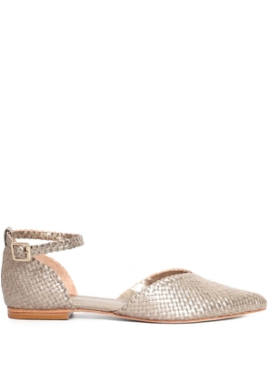 Sarah Chofakian Matcha pumps - Gold