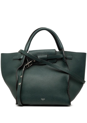 Celine Pre-Owned 2018-2025 Small Grained Calfskin Big Bag satchel - Green