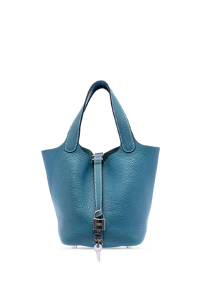 Hermès Pre-Owned 2015 Clemence Picotin Lock 18 handbag - Blue