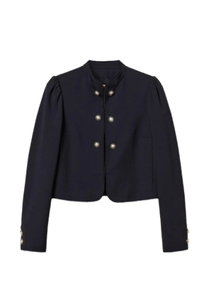 TWINSET mandarin-collar decorative-button jacket - Blue
