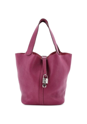 Hermès Pre-Owned Picotin Lock Bag Clemence MM bucket bag - Pink