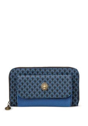 PIP STUDIO zip patterned wallet - Blue