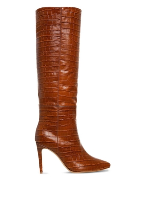 GINISSIMA 95mm Milla boots - Brown