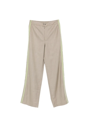 6397 side stripe trousers - Neutrals