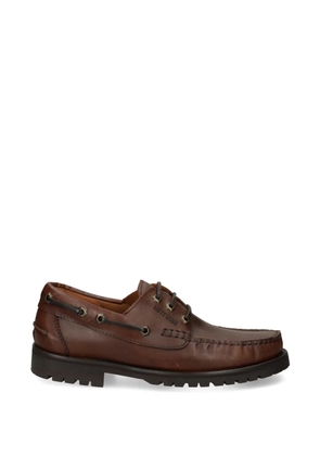 Lottusse lace-up leather loafers - Brown