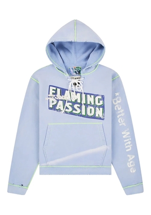 Better with Age Flaming Passion hoodie - Blue