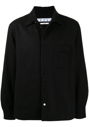 Off-White long-sleeve shirt jacket - Black