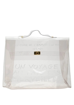 Hermès Pre-Owned 1997 Vinyl Souvenir De L Exposition Kelly handbag - White
