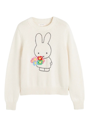 Chinti & Parker miffy embroidered sweater - Neutrals