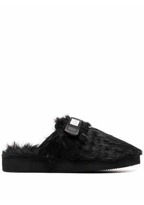 Suicoke Zavo textured slippers - Black