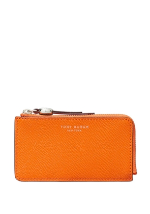 Tory Burch Romy zip card case - Orange