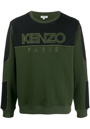 Kenzo mesh panel sweatshirt - Green