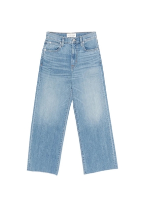 SLVRLAKE frayed grace crop denim jeans - Blue