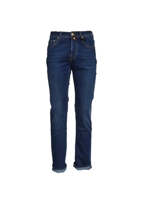 Jacob Cohën Bard patterned insert jeans - Blue