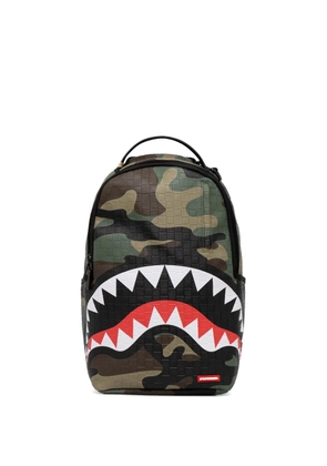 Sprayground camouflage shark backpack - Black