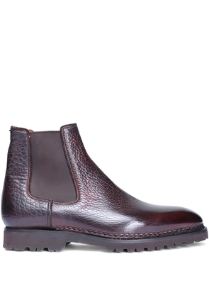 Bontoni leather chelsea boots - Brown