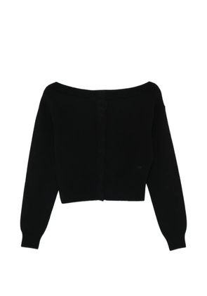 TOM FORD boat-neck cardigan - Black