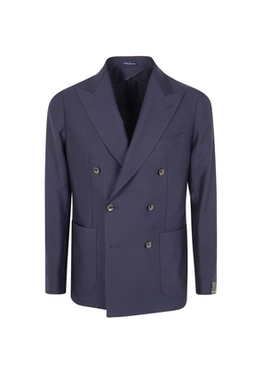 Tagliatore double-breasted jacket - Blue
