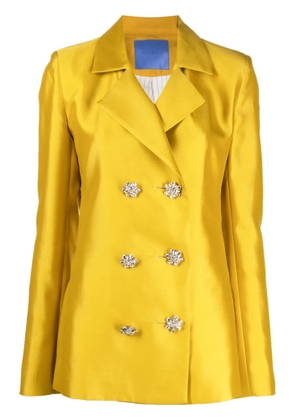 Macgraw Circa 72 long-sleeved double-breasted blazer - Gold