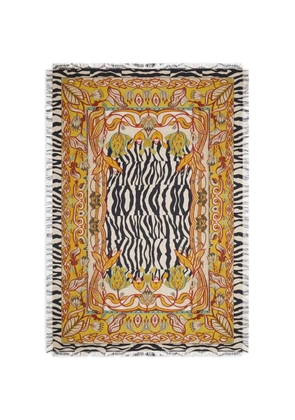 Pierre-Louis Mascia Aloeuw floral-print scarf - Yellow