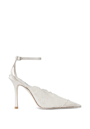 Jimmy Choo Faiz ankle-strap pumps - White