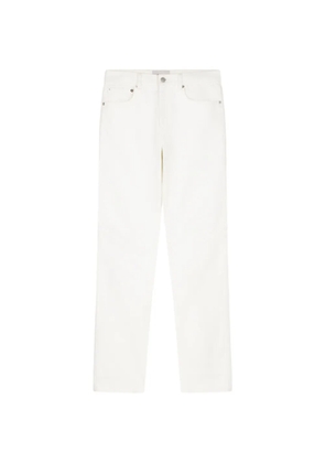 Coperni five-pockets tapered jeans - White