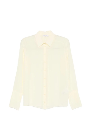 Patrizia Pepe crepe long-sleeve shirt - Neutrals