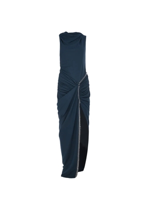 SIGNIFICANT OTHER Rufayah beaded draped maxi dress - Blue