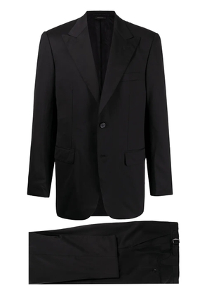 Brioni single-breasted wool blazer - Black