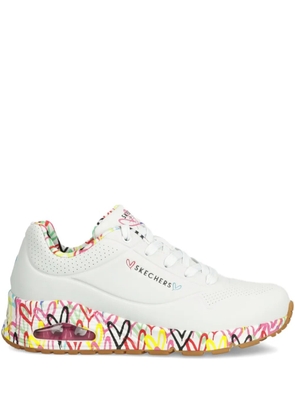 Skechers x JGoldcrown Uno Loving Love heart-print sneakers - White