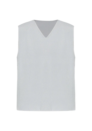 Homme Plissé Issey Miyake V-neck pleated vest - Grey