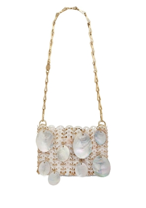 Rabanne nano 1969 shoulder bag - Neutrals