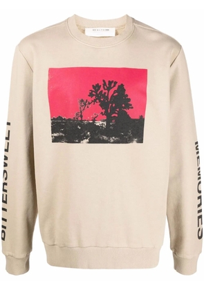 1017 ALYX 9SM Joshua graphic-print sweatshirt - Neutrals