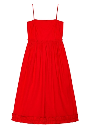 GANNI midi dress - Red