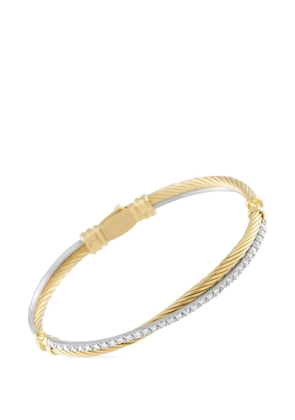 David Yurman Pre-Owned diamond gold bangle