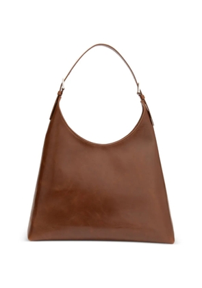 BY FAR Camryn leather shoulder bag - Brown
