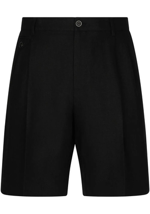 Dolce & Gabbana tailored linen shorts - Black