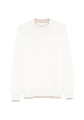 Eleventy crew-neck sweater - White