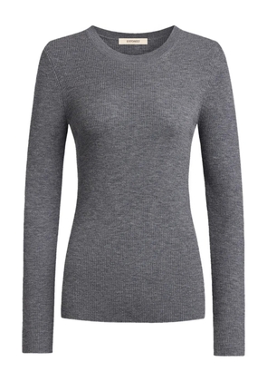 12 STOREEZ ribbed merino sweater - Grey