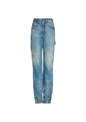 Maison Margiela button-fastening straight-leg jeans - Blue