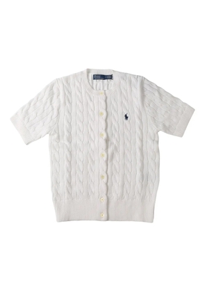 Polo Ralph Lauren cable-knit cardigan - White