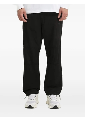 HUGO drawstring-cuff pants - Black