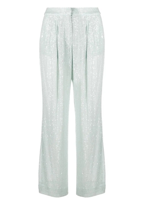 ROTATE BIRGER CHRISTENSEN sequin-embellished trousers - Blue