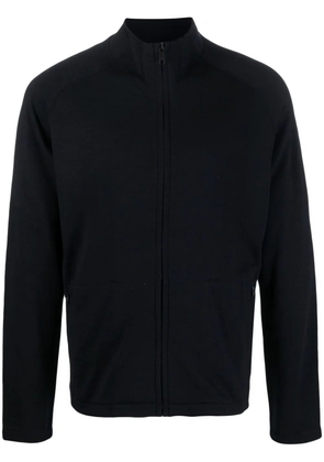 Zegna zipped wool jumper - Blue