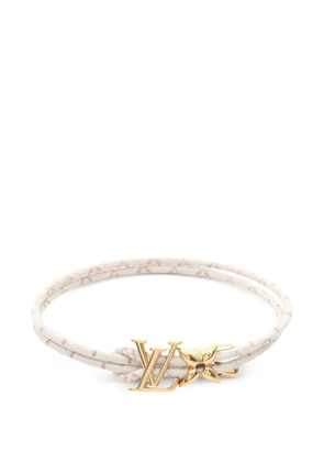 Louis Vuitton Pre-Owned 2025 monogram bloom bracelet - Gold